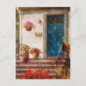 ドア – Blue Front Door ポストカード (正面)