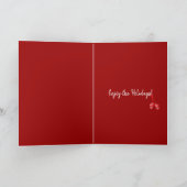 ドイおもしろいツのシェパード・クリスマス シーズンカード (内部)