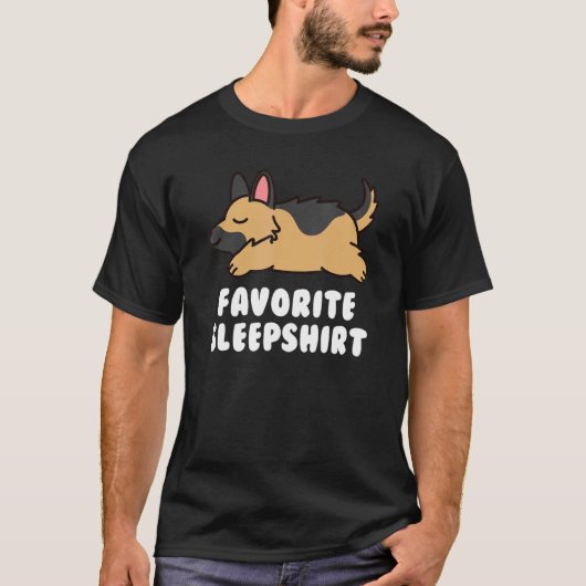 ドイお気に入りのツの羊飼い犬 Tシャツ (正面)