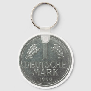 ドイイツマルクの硬貨 キーホルダー