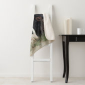 ドイチェジャグテリアスクエアウォールクロックコーヒームー シェルパブランケット (インサイチュ)