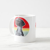 ドイチェ・ドラハトハー・狩猟犬 コーヒーマグカップ (正面左)