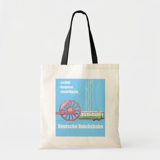 ドイチェ・ライクスバーン トートバッグ (正面)