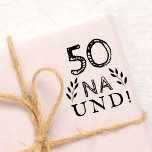 ドイッおもしろいトドイツ50 Naおよび50誕生日 ラバースタンプ<br><div class="desc">ドイッ素朴トドイツ50 Naおよび50誕生日ゴムのスタンプ。50歳の誕生日スタンプ。前向きやる気を起こさせる引用文50ナウンド！（ドイツ語で言えば）タイポグラフィや田舎者モダンの小枝の中で。50歳素晴らしの誕生日に女性や男性のためのクラフト用品やメール用のアクセサリー祝として、ユーモアのセンスを持っている。年齢を変えもしる。</div>