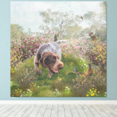 ドイッチドラフターメタルプリント キャンバスプリント (インサイチュ (ウッドフロア))