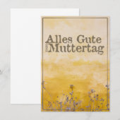 ドイツおめでたい母の日オンヴィンテージ草地 (正面/裏面)