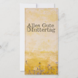 ドイツおめでたい母の日オンヴィンテージ草地