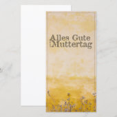 ドイツおめでたい母の日オンヴィンテージ草地 (正面/裏面)