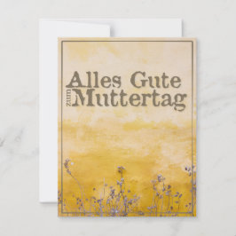 ドイツおめでたい母の日オンヴィンテージ草地