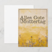 ドイツおめでたい母の日オンヴィンテージ草地 (正面/裏面)