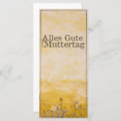 ドイツおめでたい母の日オンヴィンテージ草地 (正面/裏面)