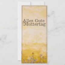 ドイツおめでたい母の日オンヴィンテージ草地