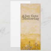 ドイツおめでたい母の日オンヴィンテージ草地 (正面/裏面)