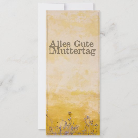 ドイツおめでたい母の日オンヴィンテージ草地 (正面)