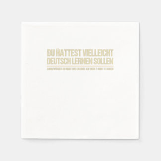 ドイツおもしろいことわざ スタンダードカクテルナプキン