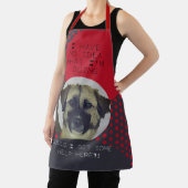 ドイツおもしろいのシェパード・ミックス・ドッグが必要救済料理 エプロン (インサイチュ)