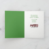 ドイツおもしろいの羊飼いがクリスマスに向けて シーズンカード (内部)