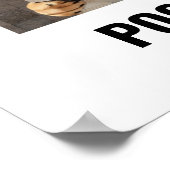 ドイツおもしろいの羊飼いがトイレの壁に座って ポスター (角)