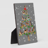 ドイツおもしろいの羊飼いのクリスマスツリー装飾 フォトプラーク (側面)