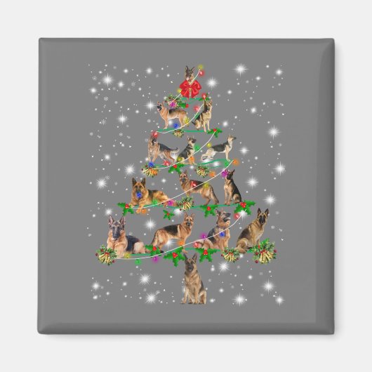 ドイツおもしろいの羊飼いのクリスマスツリー装飾 マグネット (正面)