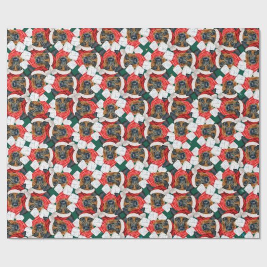 ドイツおもしろいの羊飼いのクリスマスパターン ラッピングペーパー (フラット)