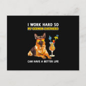 ドイツおもしろいの羊飼いの贈り物 インビテーションポストカード (正面)