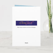 ドイツおもしろいの羊飼い人形30歳の誕生日カード カード (裏面)