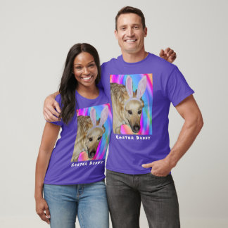 ドイツおもしろいの羊飼い犬イースターバニーの耳ユニセックス Tシャツ