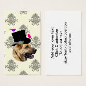 ドイツおもしろいの羊飼い犬 (正面&裏面)