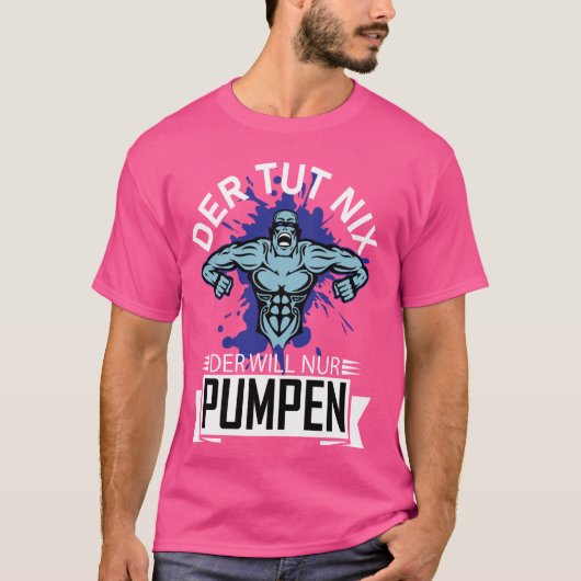 ドイツおもしろい文字Der Tut Nix Der Wil付きTシャツ Tシャツ (正面)