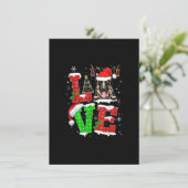 ドイツおもしろい羊飼い犬の木クリスマスライトXm 招待状 (スタンド正面)