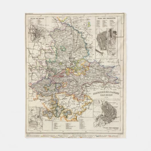 ドイツおよびプロシア フリースブランケット (正面)