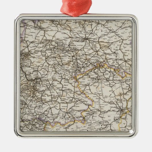 ドイツおよび近隣諸国 メタルオーナメント (正面)