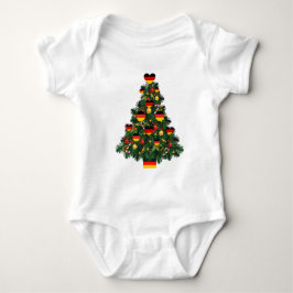ドイツからのドイツのクリスマス休暇ドイツ ベビーボディスーツ