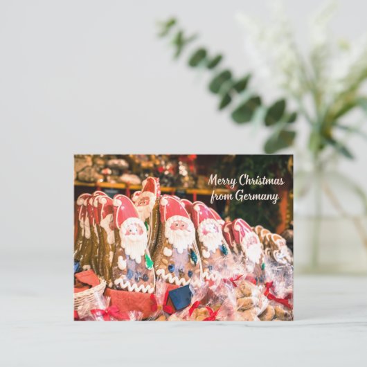ドイツからのメリークリスマス – ドイツCookie シーズンポストカード (スタンド正面)
