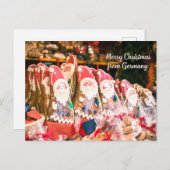 ドイツからのメリークリスマス – ドイツCookie シーズンポストカード (正面/裏面)