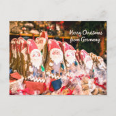 ドイツからのメリークリスマス – ドイツCookie シーズンポストカード (正面)