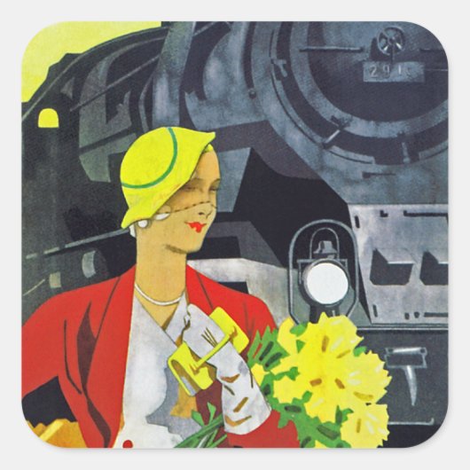 ドイツがあなたに会いたい スクエアシール (正面)