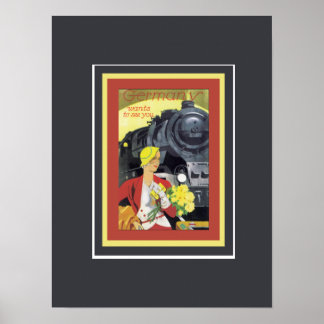 ドイツがあなたに会いたがっているヴィンテージ ポスター