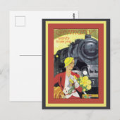 ドイツがあなたに会いたがっているヴィンテージ ポストカード (正面/裏面)