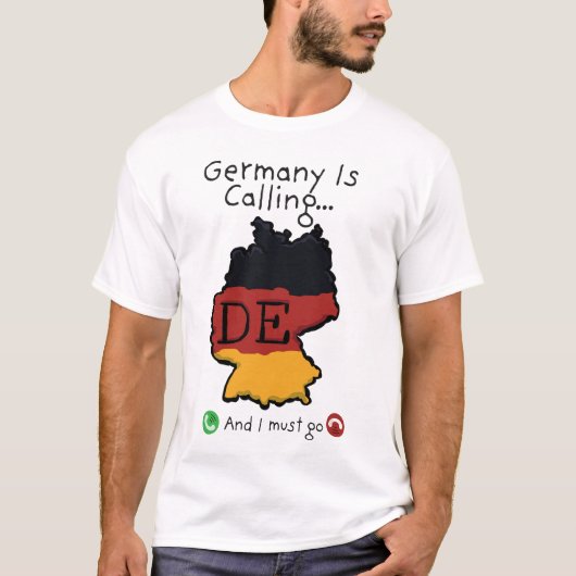 ドイツが呼んでいる Tシャツ (正面)