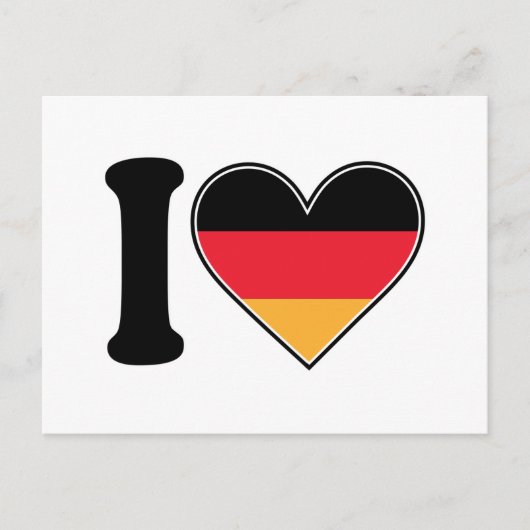 ドイツが大好き ポストカード (正面)