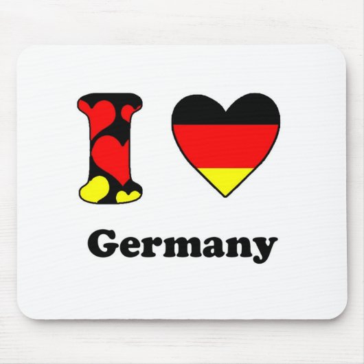 ドイツが大好き マウスパッド (正面)