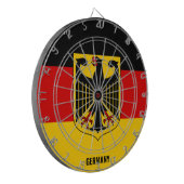 「ドイツが攻撃する！」 愛国的ダーツボード ダーツボード (正面左)