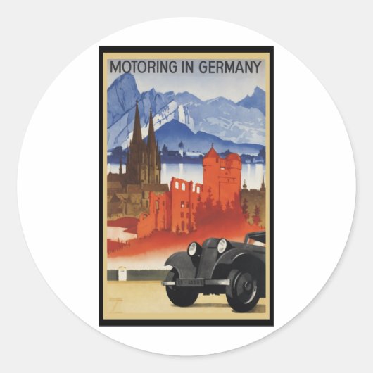 ドイツでのモーターリング ラウンドシール (正面)