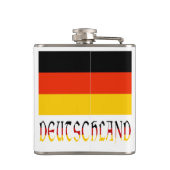 ドイツとドイツ国旗のカスタマイズ商品 フラスク (裏面)