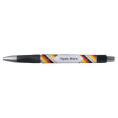 ドイツとドイツ国旗のタイル貼りパーソナライズされた ボールペン (正面)