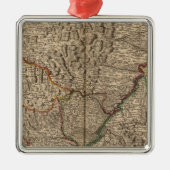 ドイツとフランスのライン川渓谷 メタルオーナメント (正面)