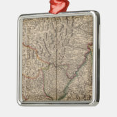 ドイツとフランスのライン川渓谷 メタルオーナメント (左)