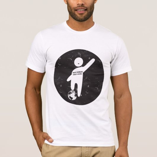 ドイツに素晴らしいTシャツを再度して下さい Tシャツ (正面)